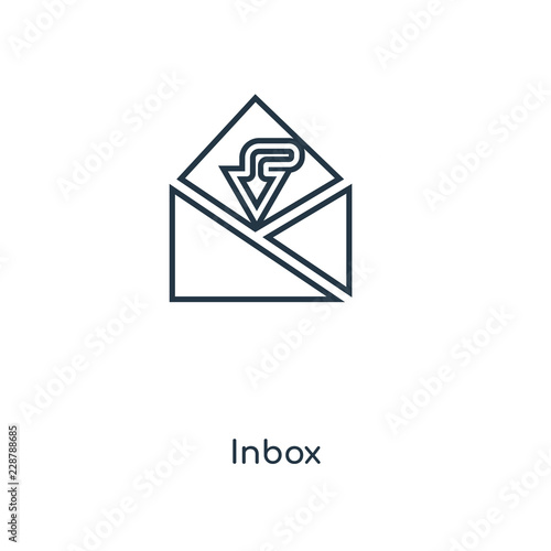 inbox icon vector
