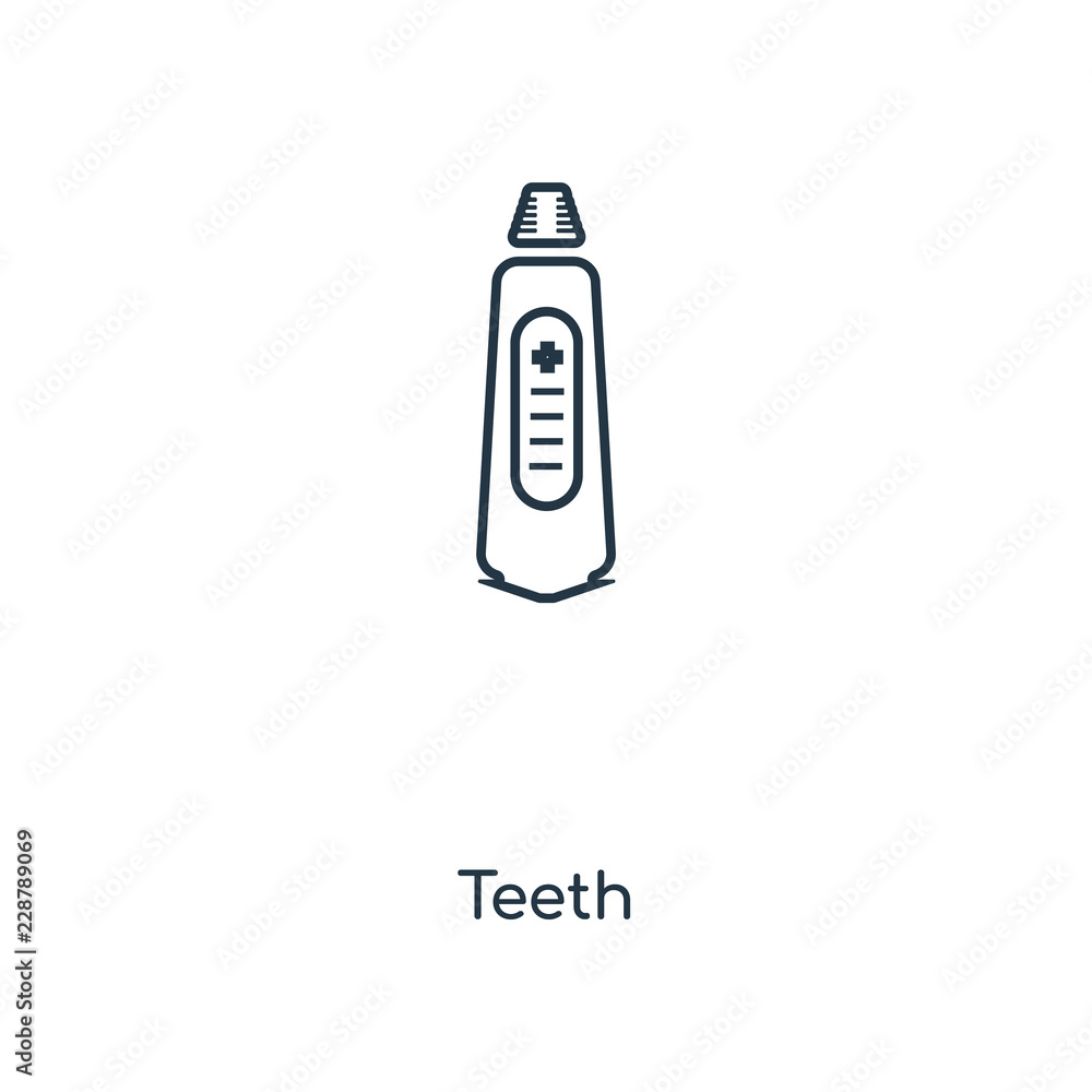 teeth icon vector teeth icon vector