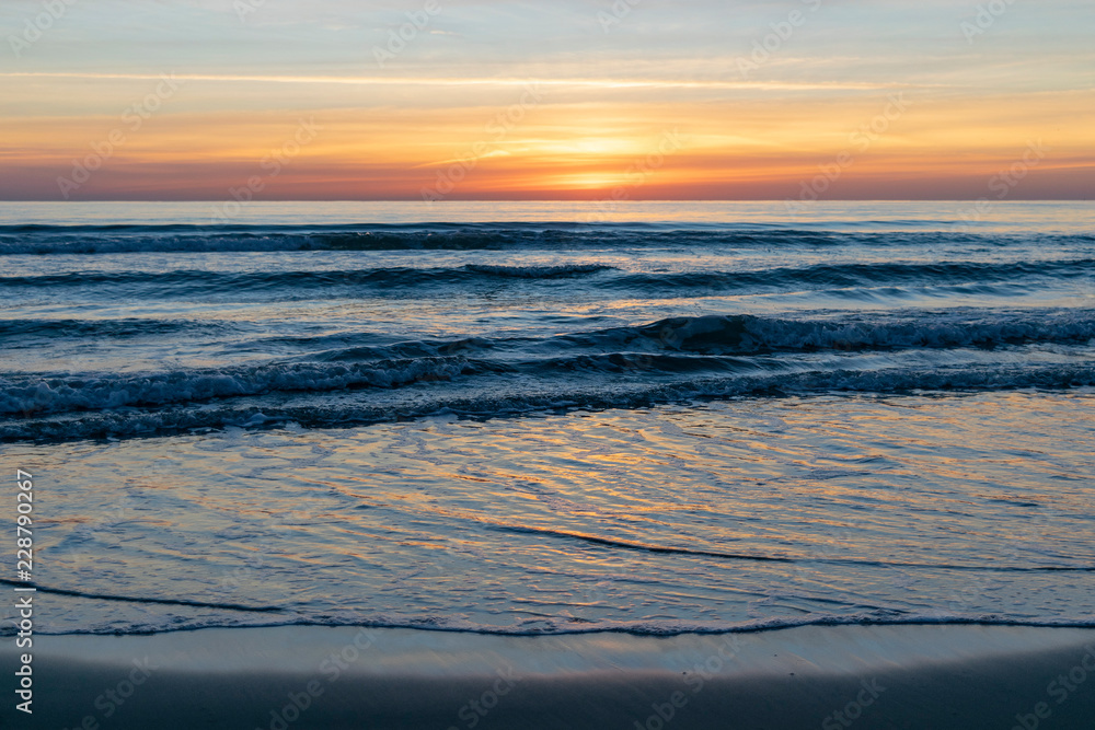 Amanecer en la playa