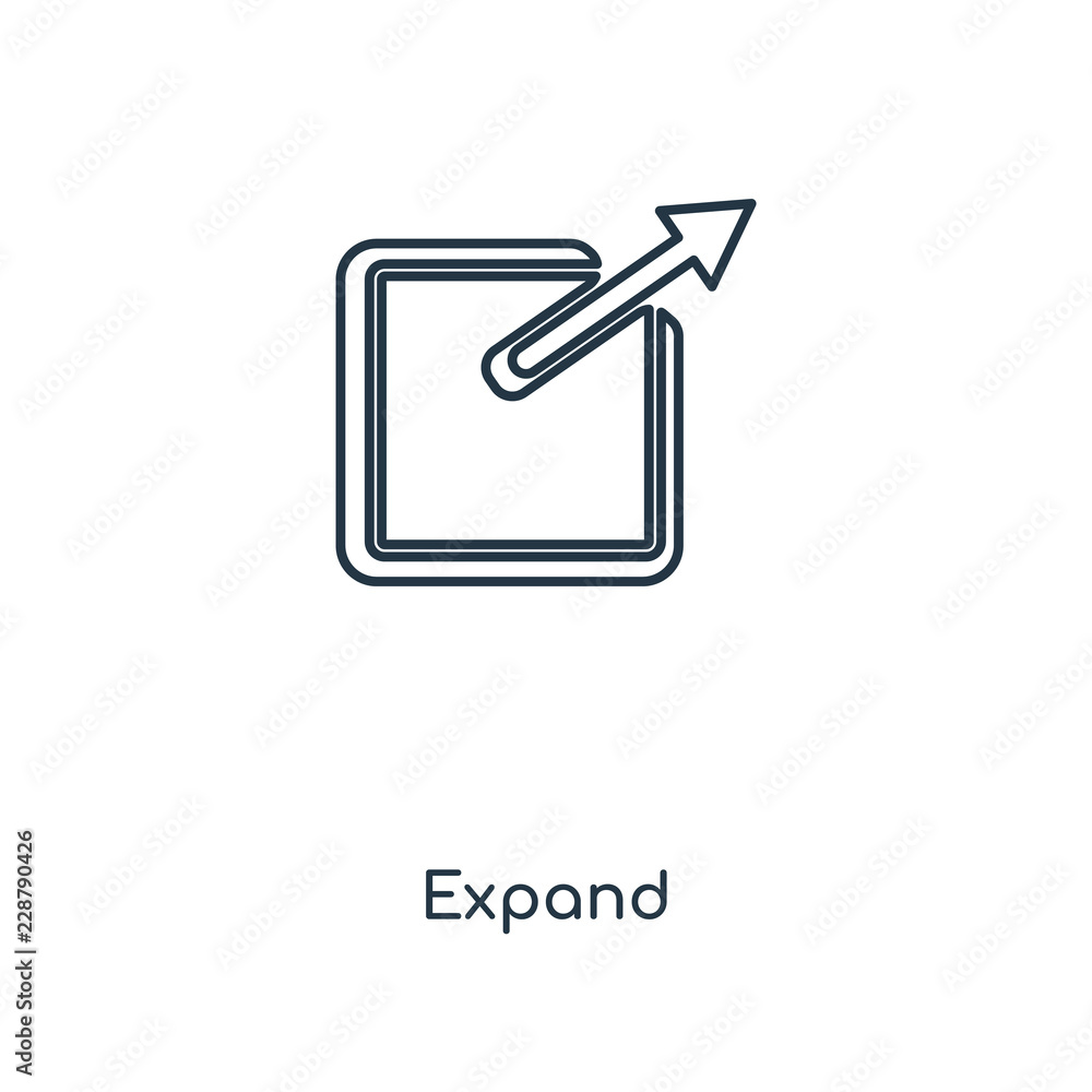 expand icon vector expand icon vector