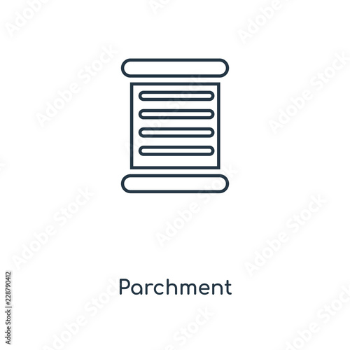 parchment icon vector