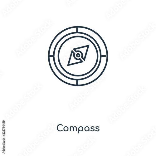 compass icon vector