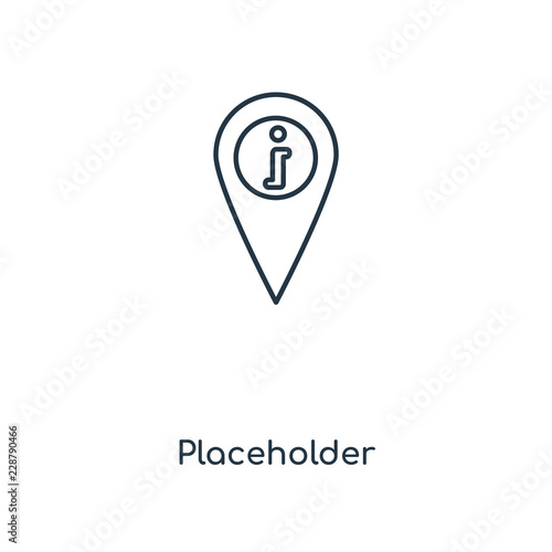 placeholder icon vector