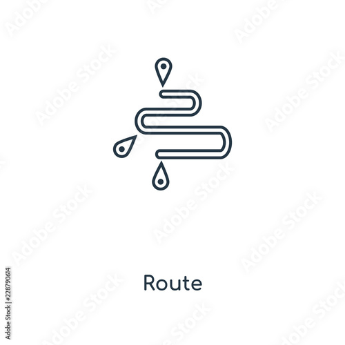 route icon vector