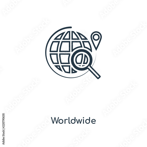 worldwide icon vector