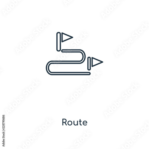 route icon vector