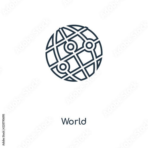 world icon vector