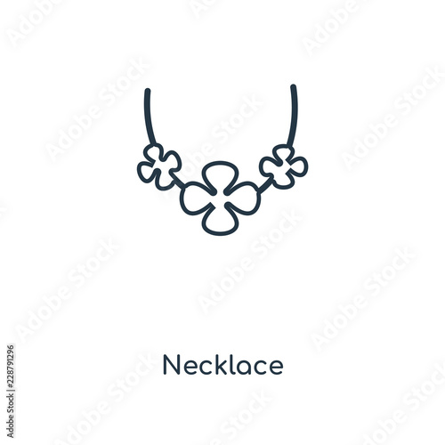necklace icon vector