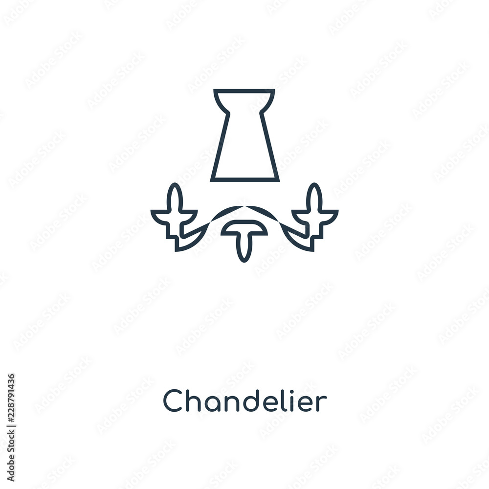 chandelier icon vector