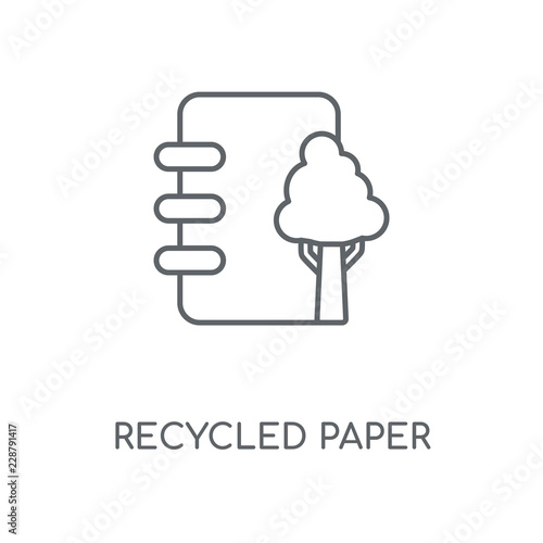 recycled paper icon