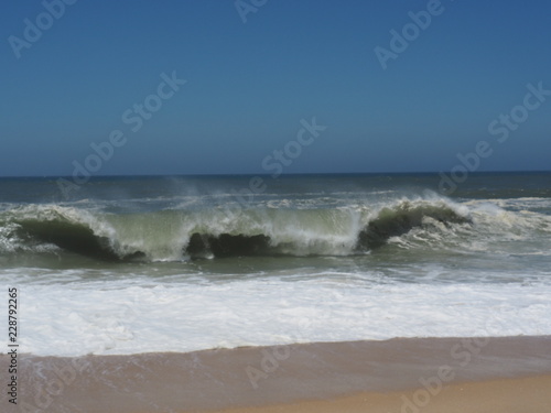 Obraz na płótnie Fale oceanu w salonie