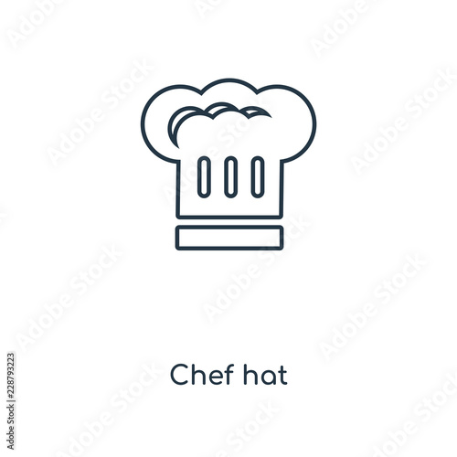 chef hat icon vector