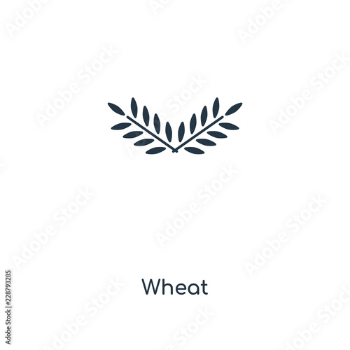 wheat icon vector