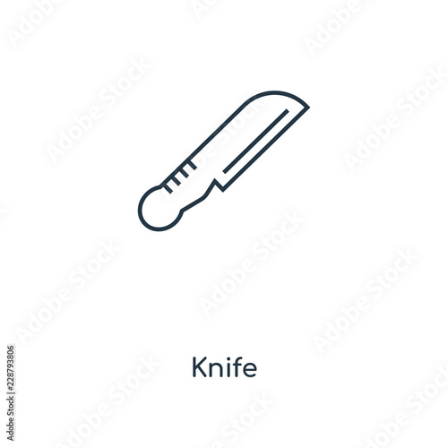 knife icon vector