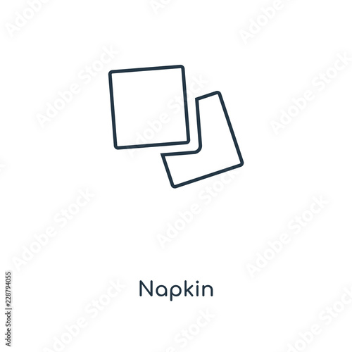 napkin icon vector