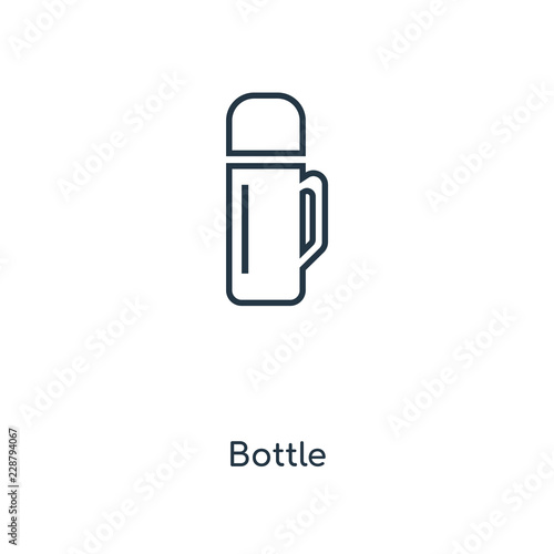 bottle icon vector
