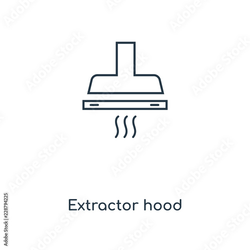 extractor hood icon vector