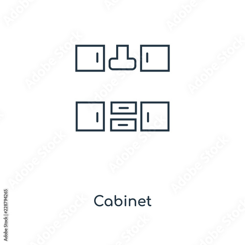cabinet icon vector