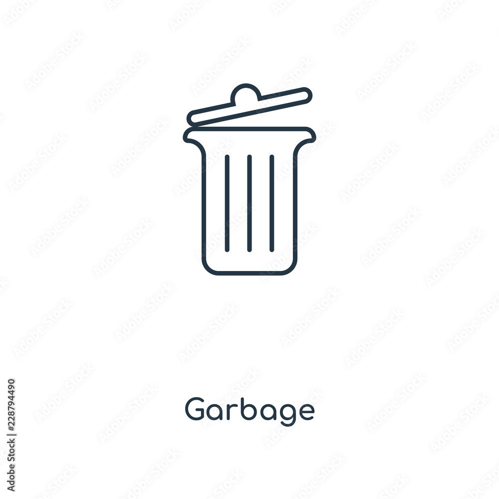 garbage icon vector garbage icon vector
