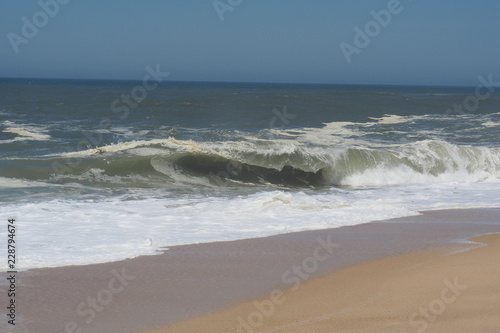 Obraz na płótnie Fale oceanu w salonie