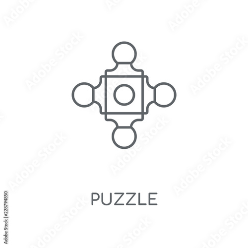 Fototapeta Naklejka Na Ścianę i Meble -  puzzle icon