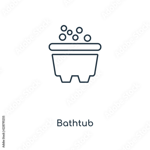 bathtub icon vector © TOPVECTORSTOCK