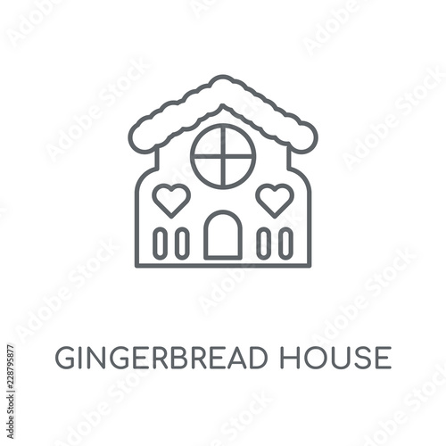 gingerbread house icon
