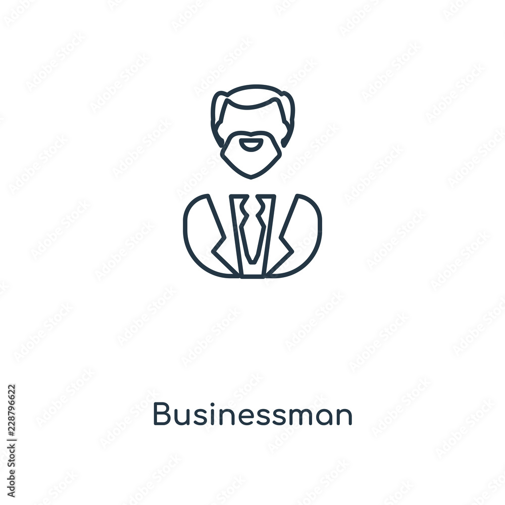 businessman icon vector