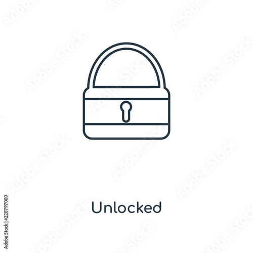 unlocked icon vector