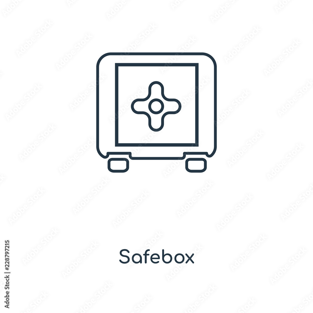 safebox icon vector safebox icon vector