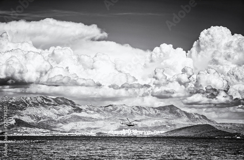 View from the Pantan Beach in Trogir photo