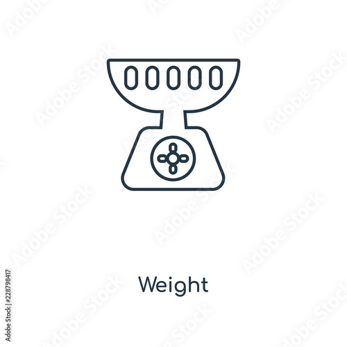 weight icon vector