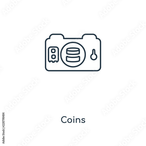 coins icon vector