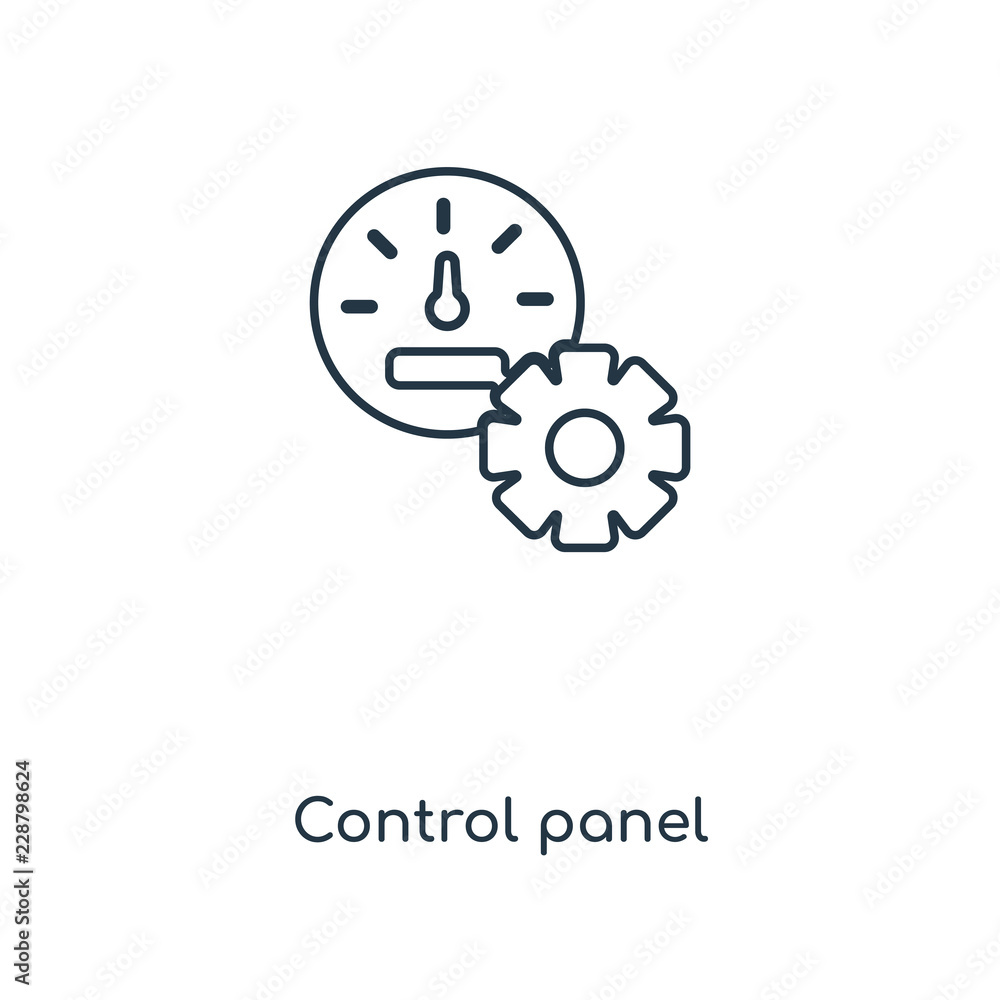 control panel icon vector control panel icon vector