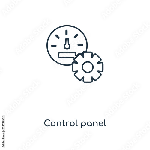 control panel icon vector