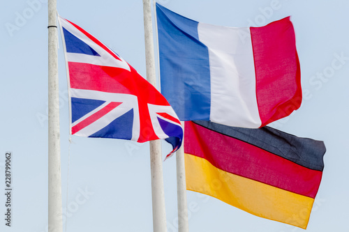Drapeaux Anglais Francais Et Allemand Stock Photo Adobe Stock Drapeaux Anglais Francais Et Allemand Stock Photo Adobe Stock