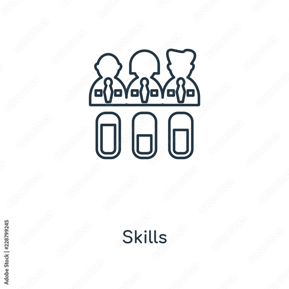 skills icon vector skills icon vector