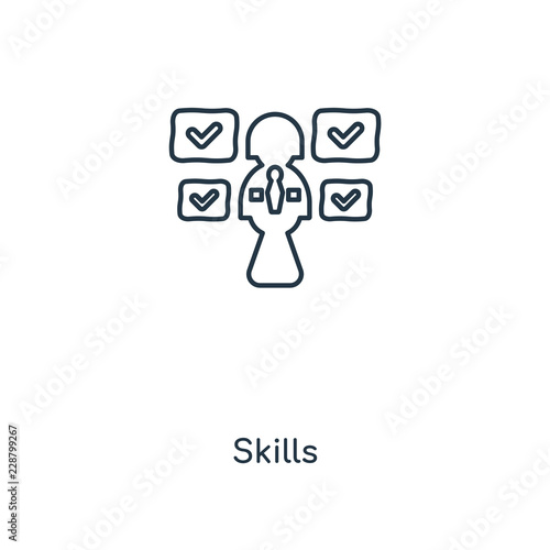 skills icon vector