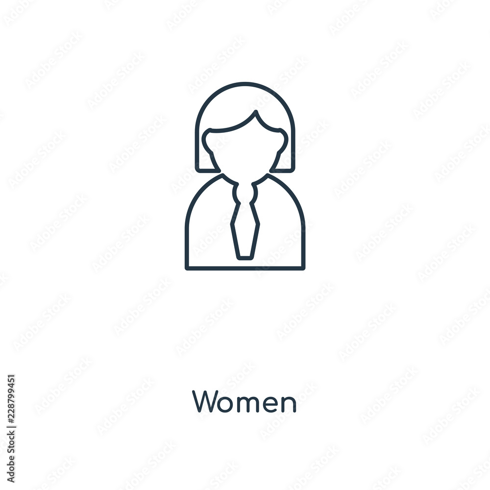 women icon vector