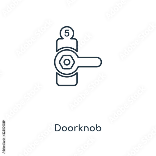doorknob icon vector