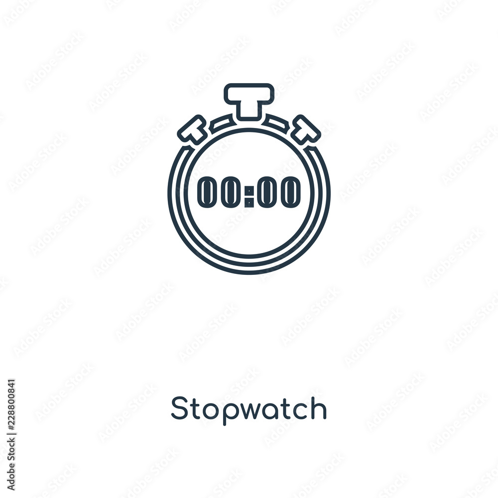 stopwatch icon vector