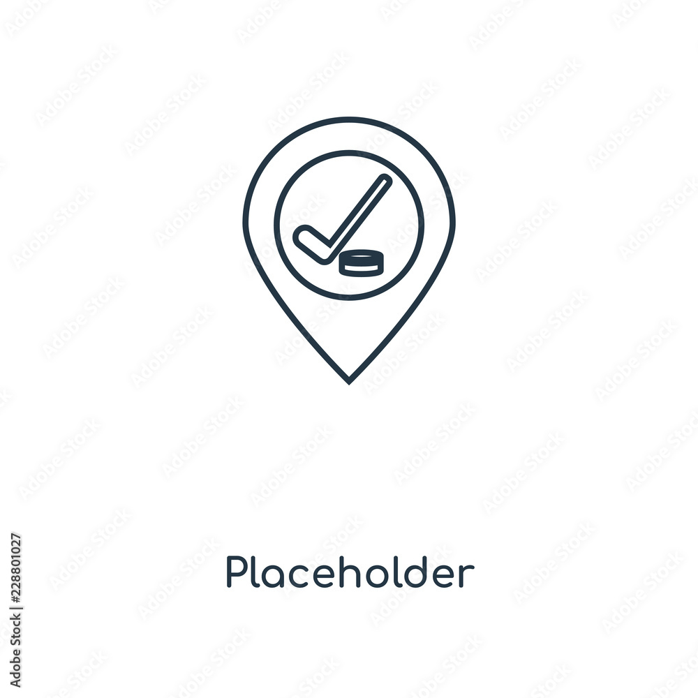 placeholder icon vector placeholder icon vector