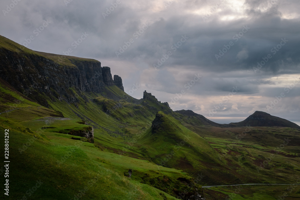 landscape in the mountains quiraing