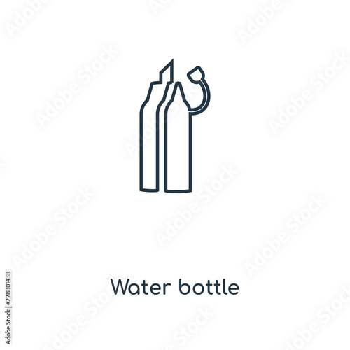 water bottle icon vector