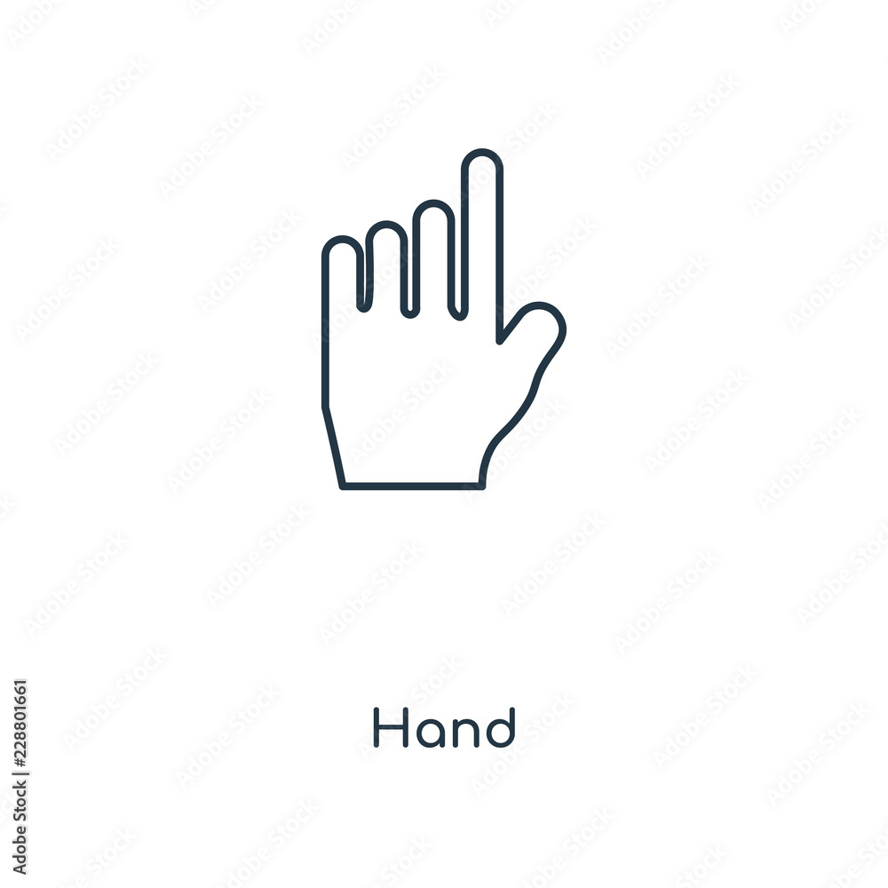 hand icon vector hand icon vector