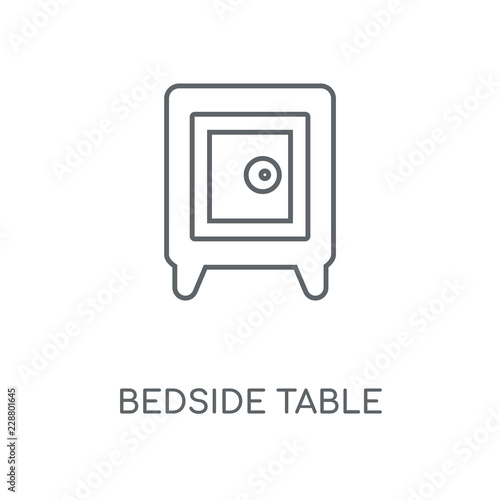 bedside table icon