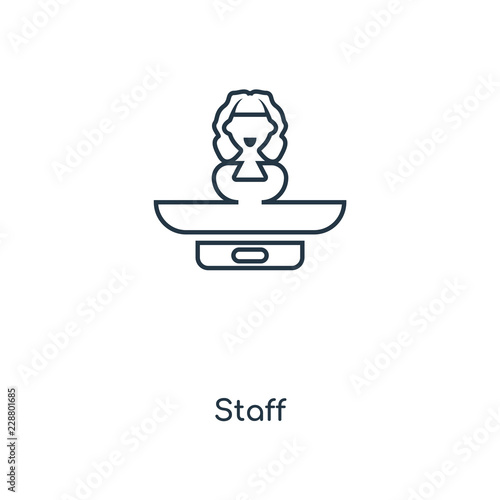 staff icon vector