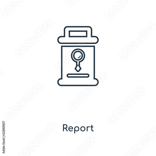 report icon vector