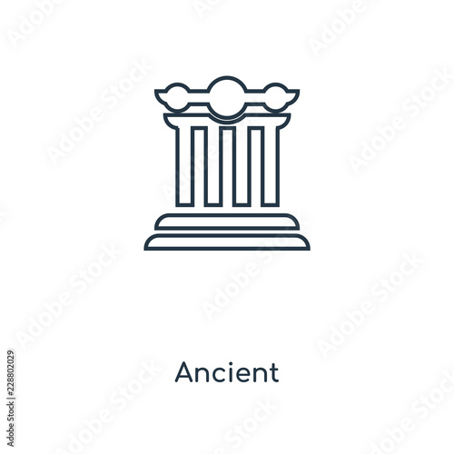 ancient icon vector