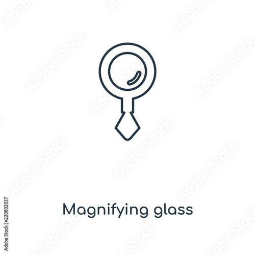 magnifying glass icon vector